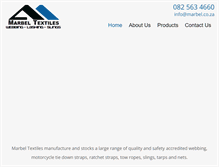 Tablet Screenshot of marbel.co.za