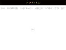 Tablet Screenshot of marbel.ca